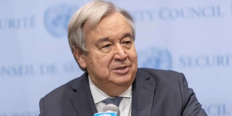 Guterres espera que roteiro para cessar-fogo leve a paz duradoura