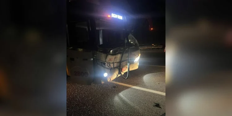 Ônibus do Brasil de Pelotas sofre acidente a caminho de aeroporto em SP
