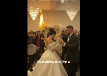 Casamento dos sonhos termina em incêndio com direito a vídeo viral