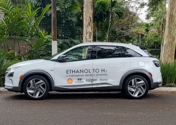 Rodamos com o Nexo, SUV a hidrogênio da Hyundai em projeto no Brasil